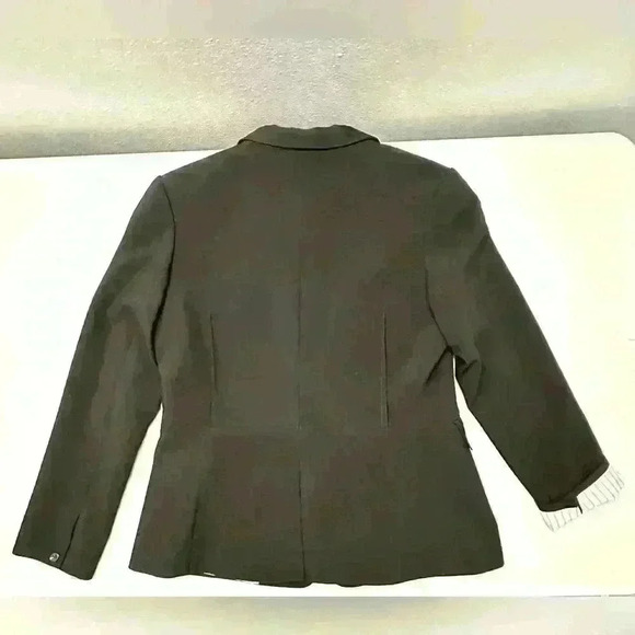 1.State Rich Black Blazer Striped Lining Size Tag Missing, Likely a Size 12 - Picture 4 of 9